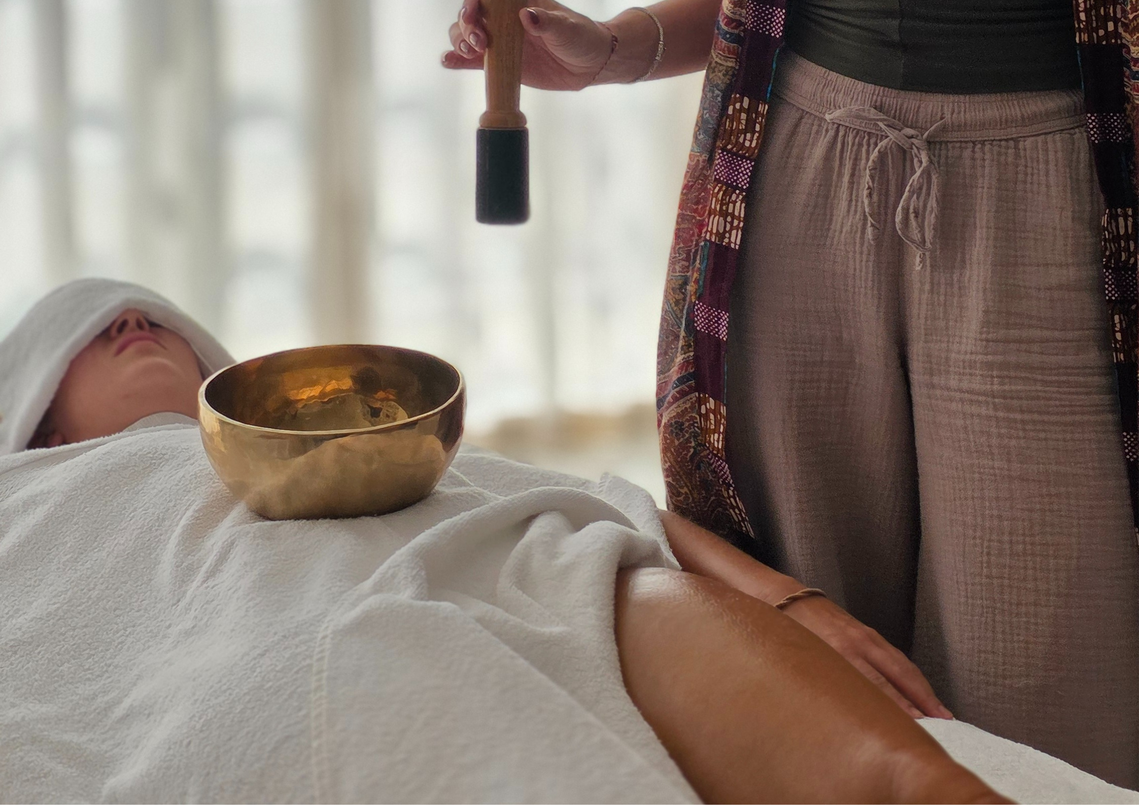 Sound healing session